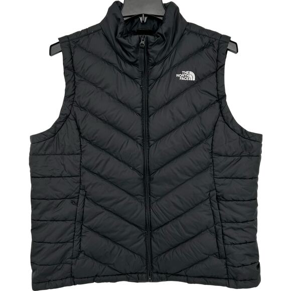 The North Face Jackets & Blazers - Women's Black The North Face 550 Waterfowl Feathers Down Puffer Vest XXL